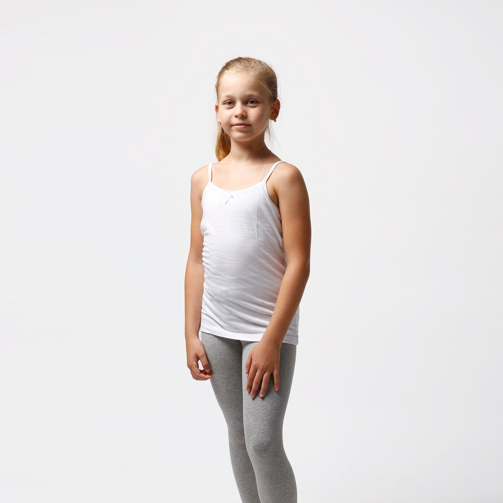 Débardeur Fille F&F Gris Coton - Taille 7-8 Ans - Idéal été