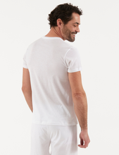 T-shirt Homme | Col Rond Blanc | Mercerisé