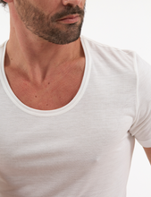 T-shirt Col Rond - Blanco | L'incontournable