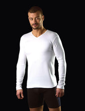 T-shirt Col V Manches longues - Partner's Maroc